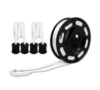 Kit di marcatura del campo atletico - Tennis Badminton Confine Lines, 240x528 Equipaggiamento di allenamento in tribunale | Segnalino di superficie di Play Multi Sport, confine durevoli per le prove d