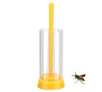 Kit di marcatura per ape regina, 1 pezzo di plastica durevole Marcatore innocuo per marcatura Bottiglia da gabbia Kit di marcatura per regina Attrezzatura per apicoltura Ape regina Bottiglia etichetta