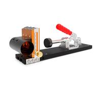 Kit di maschere per fori tascabili aggiornati professionali in metallo Pocket Hole Vite Jig Fori angolati Guida per trapano serraggio falegnameria appassionati di lavorazione del legno