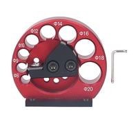 Kit di Maschere per Tasselli, Inserti in Carburo a 8 Fori per Tasselli, Taglierina per Tasselli Regolabile 8 Mm a 20 Mm, Fresa per Tasselli, Asta Tonda, Strumento Ausiliario