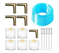 Kit di maschiatura per sciroppo d'acero, tubo in silicone da 90 cm, borsa da raccolta da 5 l, rubinetti per trapano per tubi in linfa con spiles d'acero, set per sciroppo per la produzione di linfa e