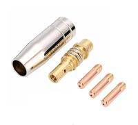 Kit di materiali di consumo per saldatura MB15 15AK comprende 5 punte di contatto MIG e ugello protettivo con supporto per punte, diametri punta di contatto da 0 6 a 1 2mm per varie saldatrici (1.2)