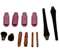 Kit di materiali di consumo per torcia TIG WP17, WP18, WP26, SR9, SR17, SR20,...