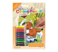 Kit di matite colorate Royal and Langnickel Mini con numeri 5 pollici x 7 pollici - Gattino e farfalla