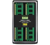 KIT di memoria desktop NEMIX RAM 16 GB (2X8 GB) DDR3 1600 MHZ PC3-12800 2Rx8 1,35 V 240 PIN Non-ECC UDIMM Unbuffered