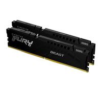 Kingston FURY Beast Nero DDR5 64GB (2x32GB) 6000MT/s CL36 DIMM Memoria Gaming per Computer Fissi Kit da 2 AMD EXPO e Intel XMP - KF560C36BBE2K2-64