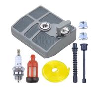 Kit di messa a punto del filtro dell'aria adatto for motosega 030 031 031AV 032 032AV 1113 120 1603 Filtro dell'aria Barra di controllo dello starter Dadi Candela