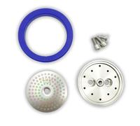 Kit di messa a punto Gaggia Classic Supporto doccia aggiornato in acciaio inox IMS Precision NanoTech GA200NT Guarnizione in silicone Cafelat Viti (kit di regolazione)