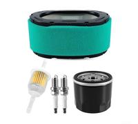 Kit di messa a punto per tosaerba Bad Boy Turn con filtri per aria e olio combustibile e due set di filtraggio ad alta efficienza in plastica verde scintilla