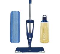 Bona Kit di mocio spray premium per pavimenti in legno oliato, Bona Floor Mop per la pulizia dei pavimenti, incl. 1 cartuccia liquida Bona per pavimenti in legno oliato da 850 ml e 1 panno in