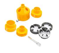 Kit di moda tubo, strumento ingegnere filettato in PVC, circuito di tubo impostato per strumento filettato di gestione degli elementi di collegamento modernizzati, design ergonomico misura