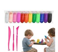 Kit di modellazione in argilla | Argilla per scultura, giocattoli creativi non appiccicosi con colori vivaci per attività manuali a casa, scuola, ragazze e adulti