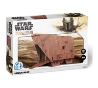 Kit di modelli 3D in carta di Star Wars con paesaggio urbano 4D (Mandalorian Sandcrawler)