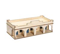 Kit di modelli architettonici in scala 1:72, puzzle in legno 3D, edifici fai