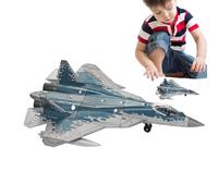 Kit di modelli di aereo di montaggio - simulazione aereo giocattolo | Puzzle - illuminazione giocattolo scientifico per bambini che amano i giocattoli degli aerei