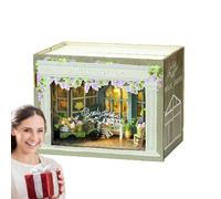 Kit di modelli di idee per la Camera di Casa in Miniatura, Artigianato, Giocattoli di Costruzione, Kit di Casa Fai da te, Modello Artigianale Casa di Legno,