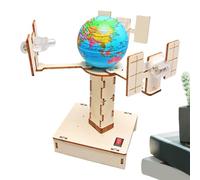 Kit Di Modelli Scienziati - Satellite In Legno | Cofanetto Modellismo - Modello Satellitare In Legno | Kit Di Costruzione Scientifica | Set Di Modellismo | 2026 Professionale | Per Bambini