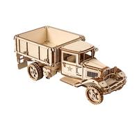 Kit di modellini di camion in legno 3D, puzzle retrò con design classico, montaggio fai da te, ornamento da scrivania, decorazione per la casa, regalo per adulti e adolescenti (264 pezzi)
