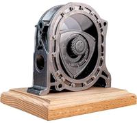 Kit di modellini di motore rotativo in metallo, montaggio fai da te con motore elettrico fino a 600 giri/min, per appassionati di tecnologia, adolescenti, insegnamento, modello di motore dinamico di