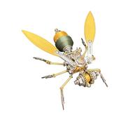 Kit di modellini di scarabeo 3D in metallo, puzzle per adulti, steampunk 3D fai da te, assemblaggio in metallo, puzzle di insetti, creativo per adulti (118 pezzi)