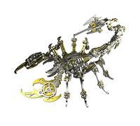 Kit di modellini in metallo puzzle 3D, in metallo, stile punk, con scorpione, fai da te, ornamenti creativi per gli amanti della meccanica (200 pezzi in più)