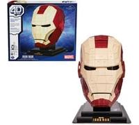 4d build, kit di modellismo per puzzle 3d marvel iron man da 96 pezzi con supporto | elmo di iron man decorativo da tavolo | giocattoli da costruzione | puzzle 3d per adulti e ragazzi dai 12 anni in su