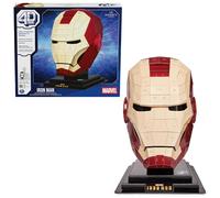 4d build, kit di modellismo per puzzle 3d marvel iron man da 96 pezzi con supporto | elmo di iron man decorativo da tavolo | giocattoli da costruzione | puzzle 3d per adulti e ragazzi dai 12 anni in su