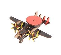 Kit di Modellismo Aereo in Legno 3D Fai da Te/Stimola Le Funzioni Cognitive/Puzzle da Assemblare per Costruire Un Modello di Aereo per Ragazzi, Ra, Stile c