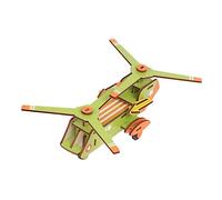 Kit di Modellismo Aereo in Legno 3D Fai da Te/Stimola Le Funzioni Cognitive/Puzzle da Assemblare per Costruire Un Modello di Aereo per Ragazzi, Ra, Stile b
