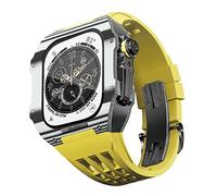 Kit di modifica del cinturino in gomma in fibra in fibra di carbonio ， per banda 44/45mm Series 8 7 6 5 4 Serie SE Modifica di aggiornamento dell'orologio