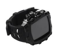 Kit di modifica della custodia in metallo cinghia di orologio in gomma , per una serie di bande 44mm 45mm SE 9 8 7 6 5 4 MODIFICATO DIY Luxury Canda
