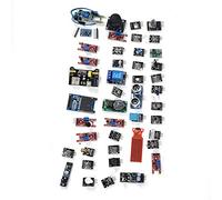 Kit di moduli sensore 45 in 1 Set di schede assortite Attrezzature elettroniche per microcontrollori Schede di sviluppo RPI Principianti Programmazione elettronica Apprendimento introduttivo