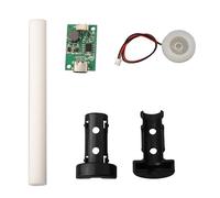 Kit di moduli umidificatori fai da te con interfaccia di tipo C, atomizzatore alimentato a 5 V CC, PCB per piante e rettili, include gusci per ugelli con nucleo in cotone, nero