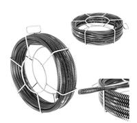 Kit di molle idrauliche a spirale per la pulizia dei tubi, 5 x 2,3 m di diametro