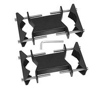 Kit di montaggio a doppio morsetto per antenna da albero a albero per montaggio, supporto universale per esterni, adatto per antenne, ombrelli, bandiere, recinzioni, ecc.
