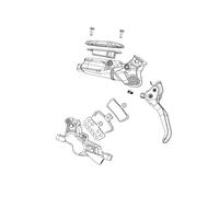 Kit di montaggio a morsetto Sram Level TLM/Ultimate Noir