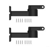 Kit di montaggio a parete per Mammotion per luba YUKA per mini robot rasaerba - Staffa da parete GPS Base Station Garden Holder Resistente alle intemperie Nero 119,6 x 59 mm (2 pezzi)