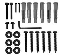 Kit di Montaggio a Parete per TV, Forging Mount Set di Viti di Montaggio TV, con Tassello a Vite, Vite M5 M6, Ancoraggio in Cemento e Distanziatore, Accessori Ottimali per la Staffa TV