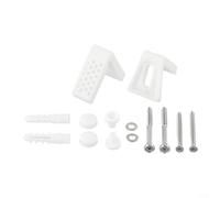 Kit di montaggio a pavimento angolato in acciaio inox per WC Pan Bidet per lavabo semi piedistallo tipo L viti del piede e coperture a testa di vite