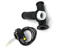 Kit di montaggio acceleratore per moto da cross, manopole in gomma con interruttore in plastica-rame, supporto manubrio 22 mm