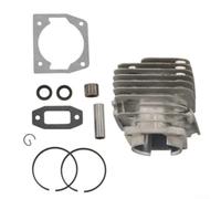 Kit di montaggio cilindri per motore per motosega da 45 cc, 52 cc, 58 cc, rivestimento per blocco cilindri di ricambio per pistone, potenza migliorata, in metallo resistente al calore, montaggio
