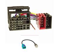 Kit di montaggio collegamento radio adatto per radio VW con Quadlock su ISO a...