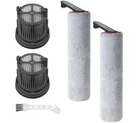Kit di montaggio con 2 spazzole a rullo + 2 filtri di ricambio per aspirapolvere MOVA X4 Pro Cordless Wet Dry con 1 strumento di pulizia Ricambi accessori