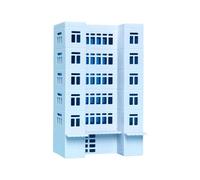 Kit di montaggio creativo per modelli di edifici alti con design realistico 1: 150 progetto di costruzione di edifici per set di modelli di sabbia per adulti