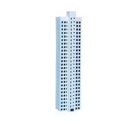 Kit di montaggio creativo per modelli di edifici alti con design realistico 1: 150 progetto di costruzione di edifici per set di modelli di sabbia per adulti