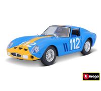Kit di montaggio del modello in metallo BBURAGO FERRARI 250 GTO 1:24 - blu