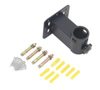 Kit di montaggio dell'antenna in alluminio monte a parete corta Montaggio compatto Design antivento sicuro con viti di tubi di espansione per l'installazione di piatti satellitari