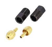 Kit di montaggio disco freno/perno/vite/tubo XLC BR-X65 Alhonga Nero