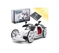 Kit di montaggio fai-da-te per auto giocattolo STEM a energia solare per bambini dai 6 anni in su, veicolo educativo.