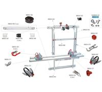 Kit di montaggio fiamma adatto a carry bike 200 dj fiat ducato da 06/2006 - ricambio fiamma numero 98656-147